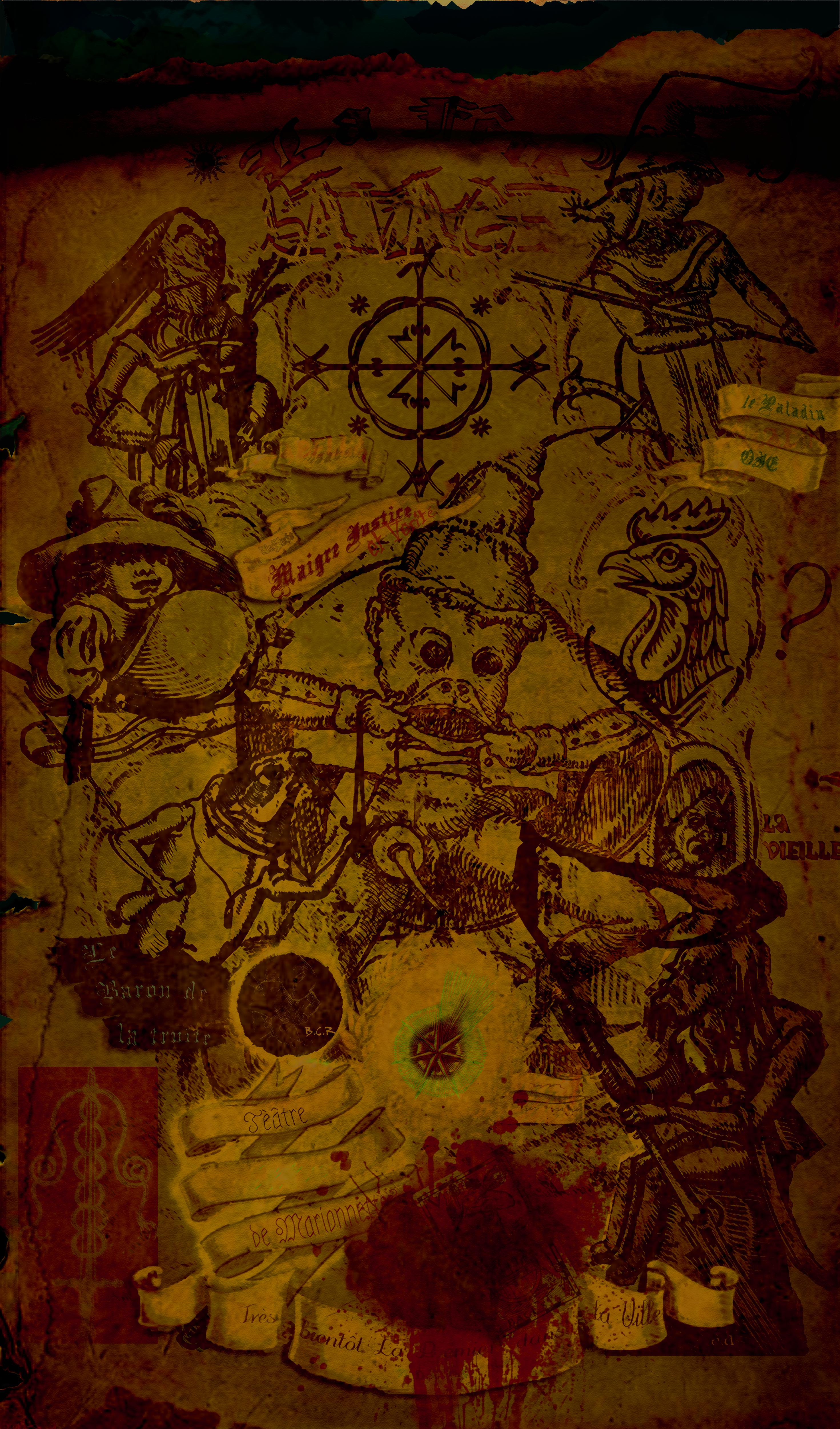 Cartel encontrado al lado del cadáver