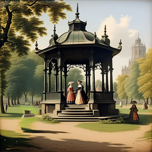 La glorieta de Les Tuileries